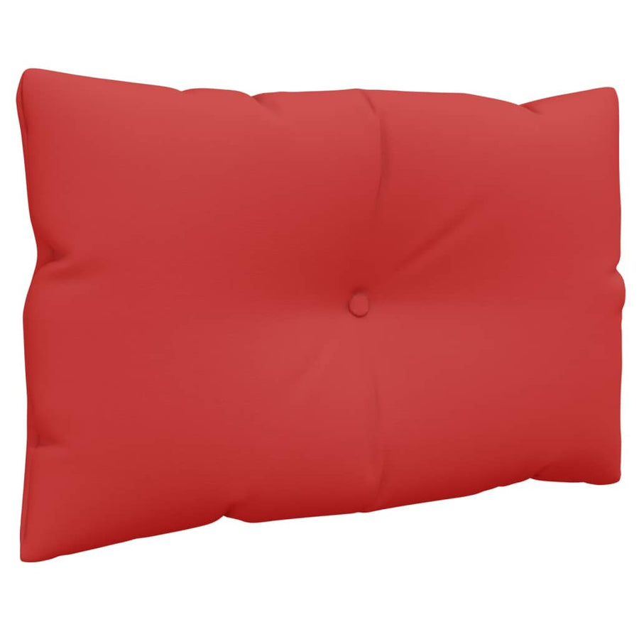Palletkussens 2 st stof rood