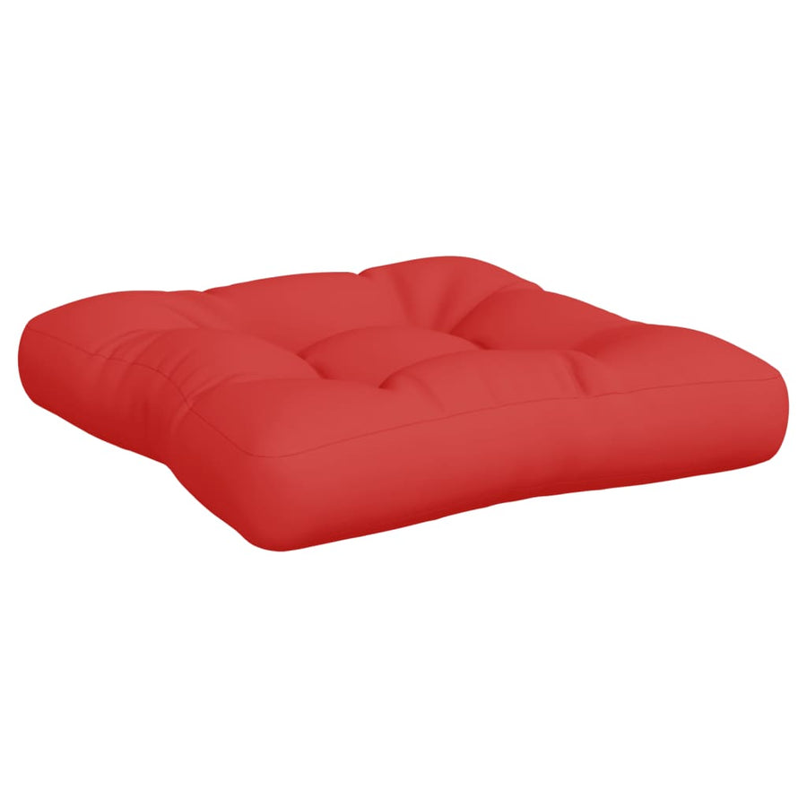 Palletkussens 2 st stof rood