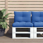 Pallet cushions 2 pc fabric royal blue