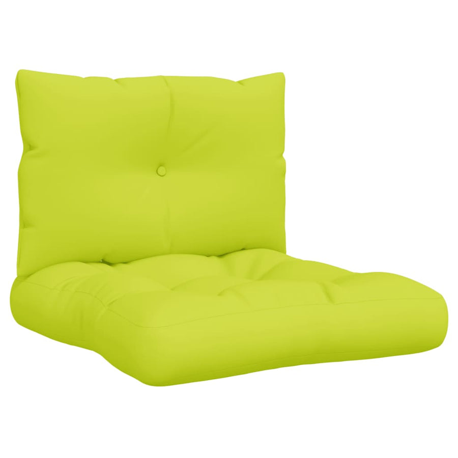 Palletkussens 2 st stof felgroen