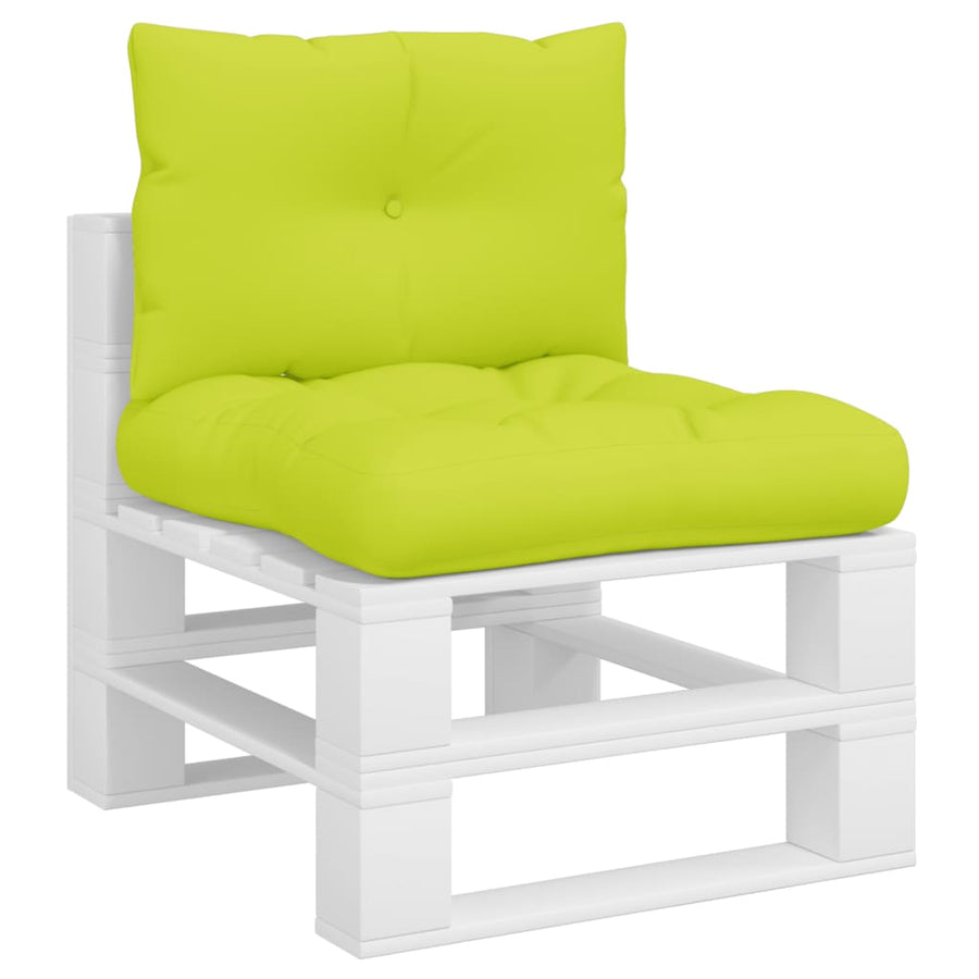 Palletkussens 2 st stof felgroen