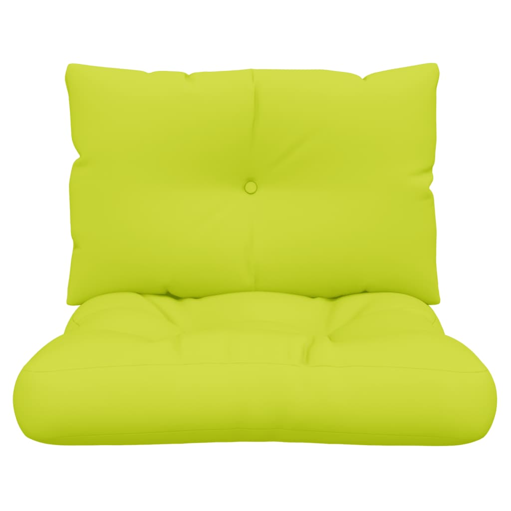 Palletkussens 2 st stof felgroen