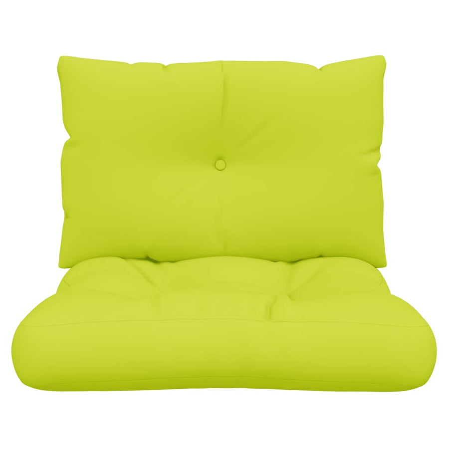 Palletkussens 2 st stof felgroen