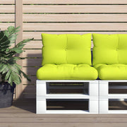 Pallet cushions 2 pcs fabric bright green