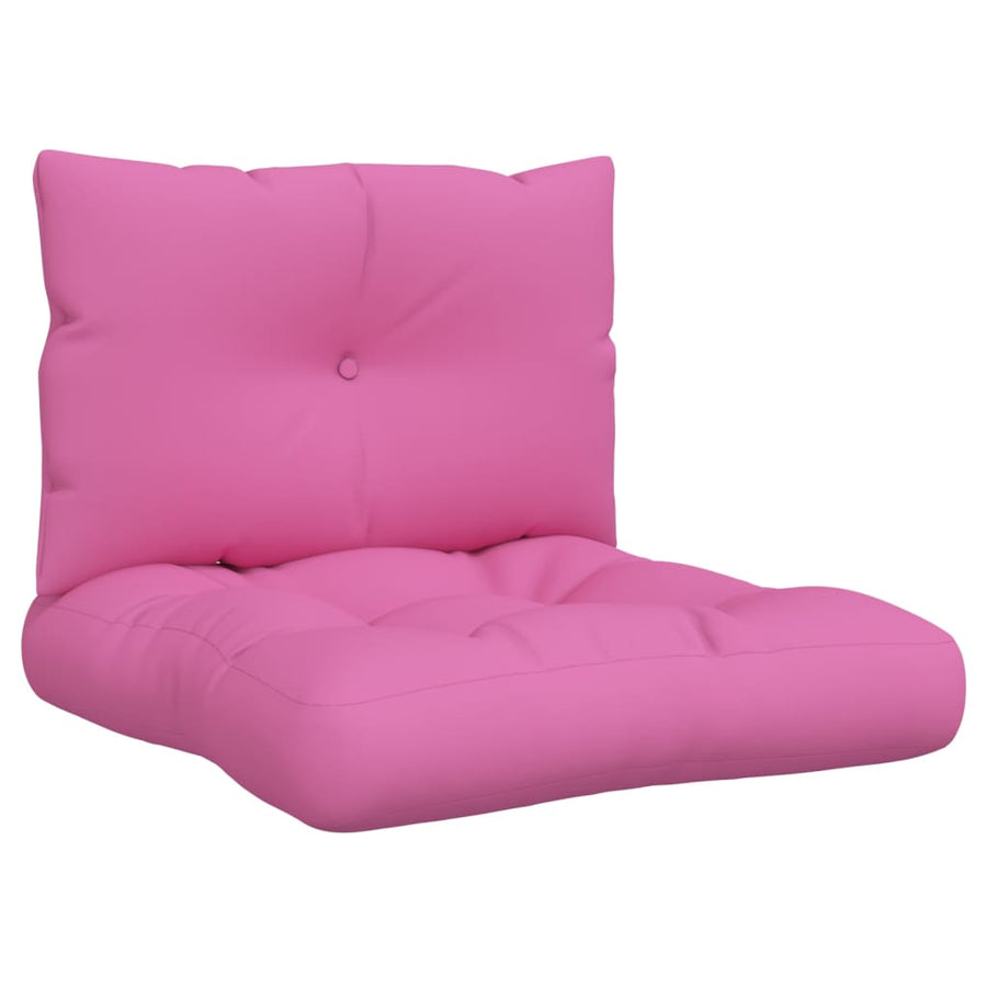 Palletkussens 2 st oxford stof roze Roze Middenbank