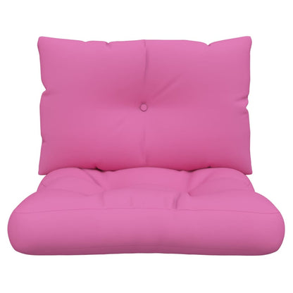 Palletkussens 2 st oxford stof roze Roze Middenbank