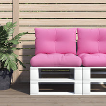 Palletkussens 2 st oxford stof roze Roze Middenbank