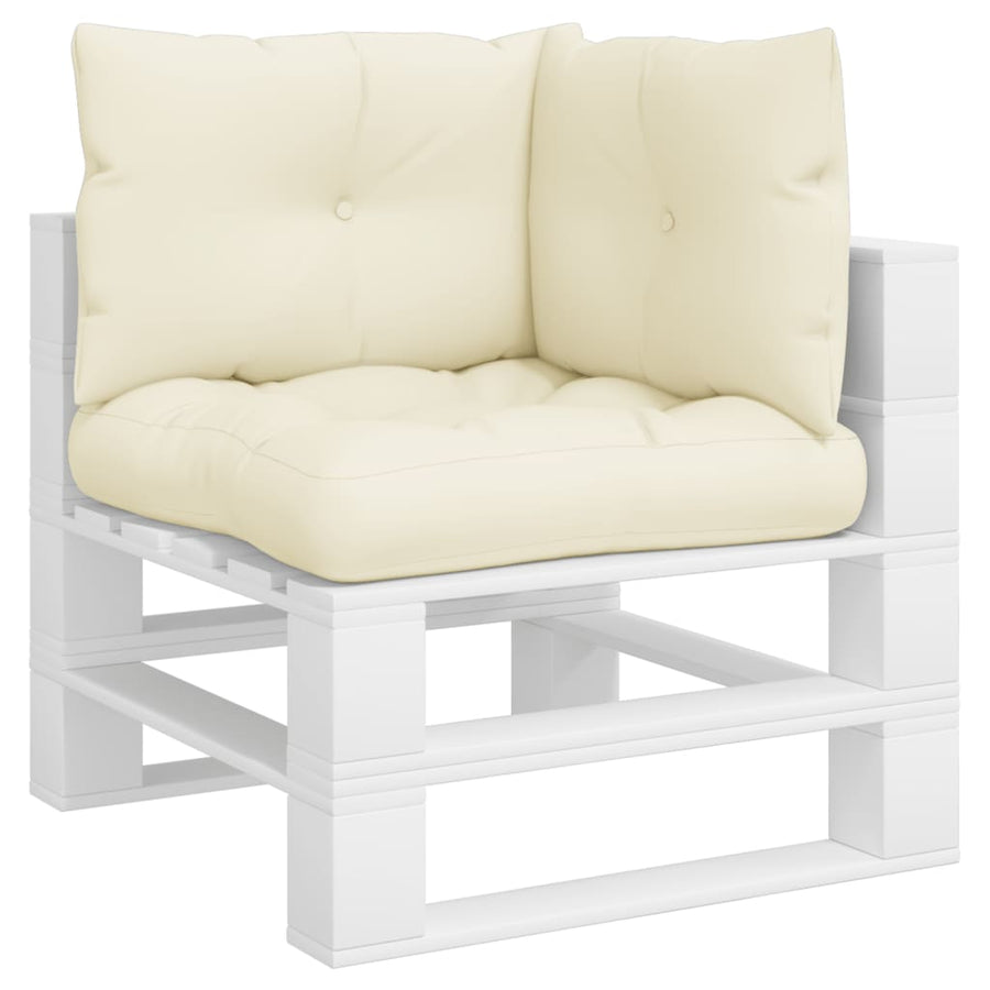 Palletkussens Stof Kleurig 3 Crème