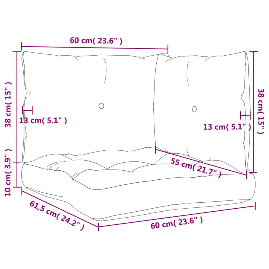Palletkussens Stof 3 Beige