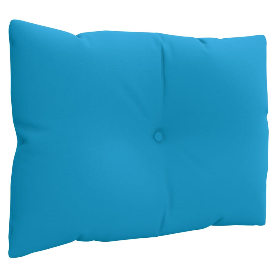 Palletkussens 3 st stof blauw