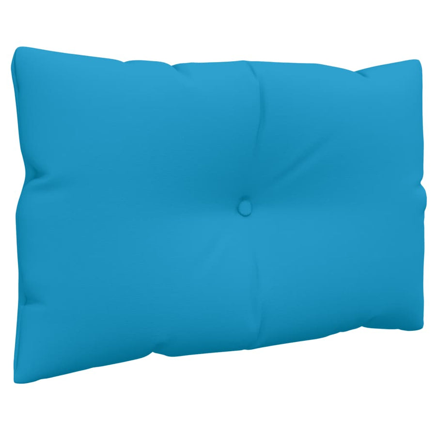 Palletkussens 3 st stof blauw