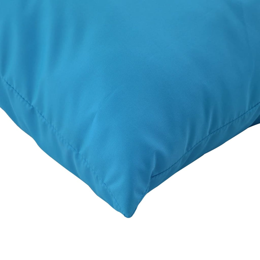 Palletkussens 3 st stof blauw