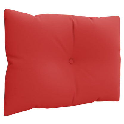 Palletkussens 3 st stof rood