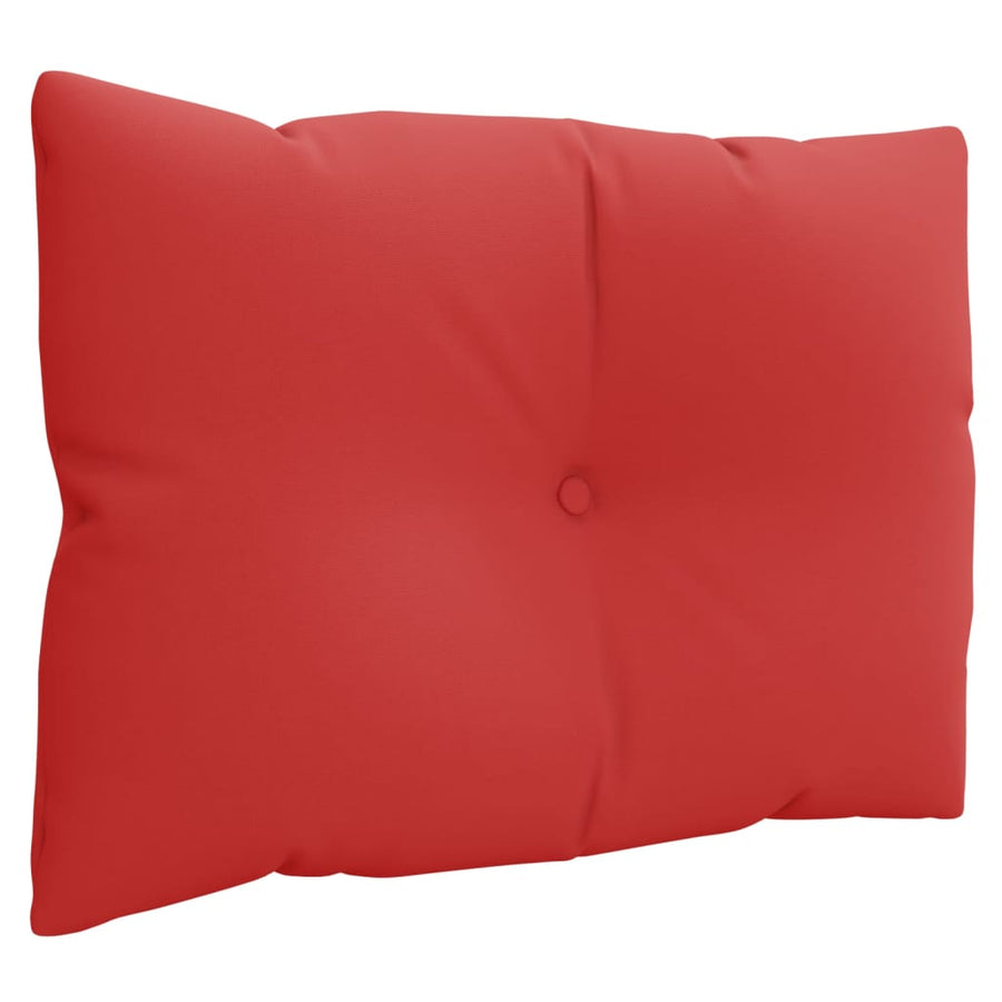Palletkussens 3 st stof rood