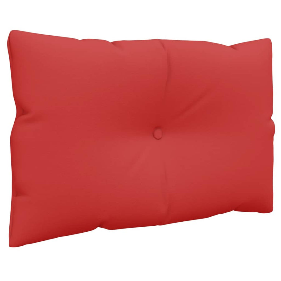 Palletkussens 3 st stof rood