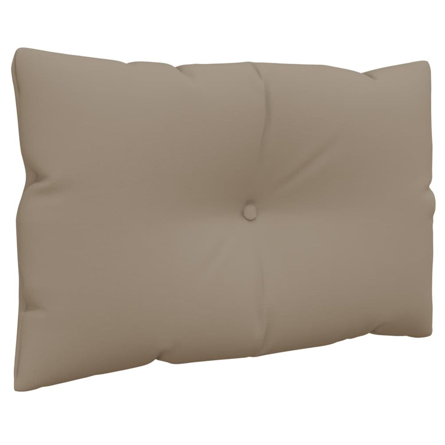 Palletkussens 3 st stof taupe