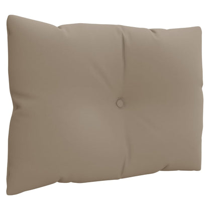 Palletkussens 3 st stof taupe