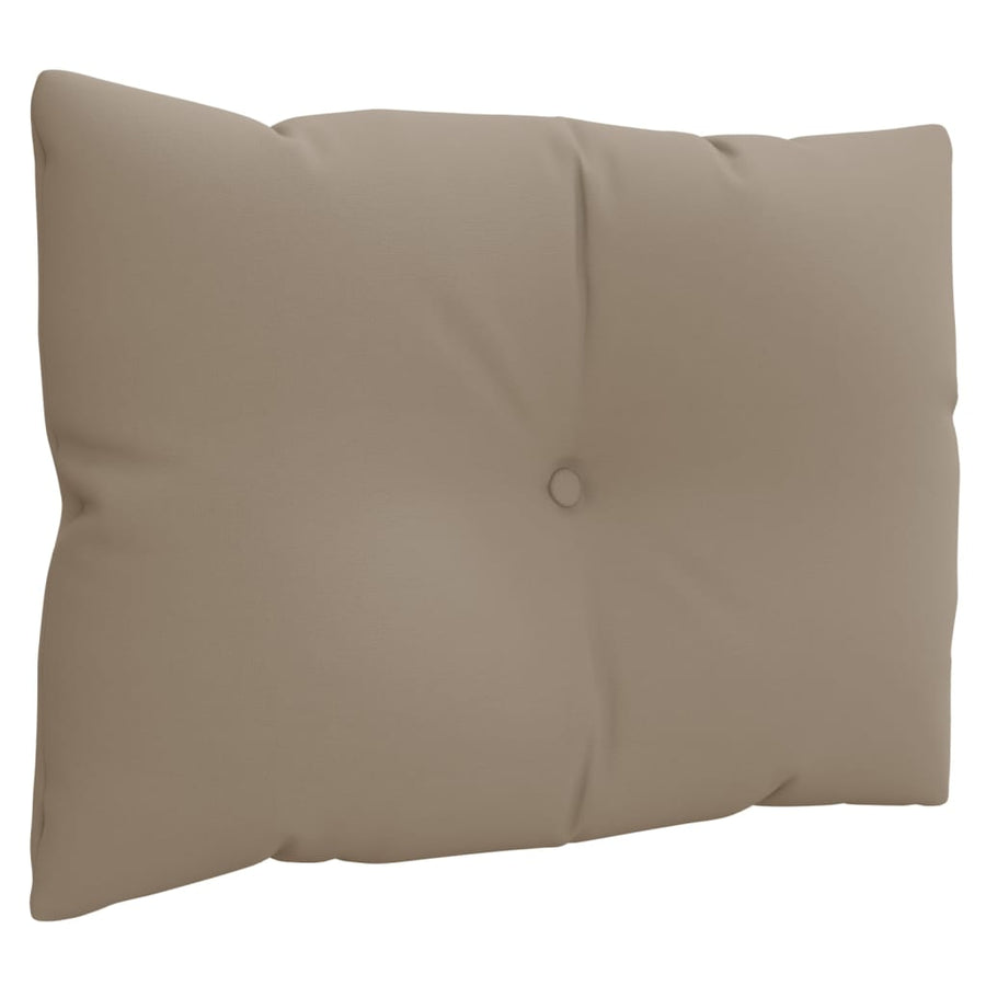 Palletkussens 3 st stof taupe