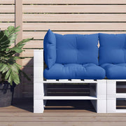 Pallet cushions 3 pc fabric royal blue