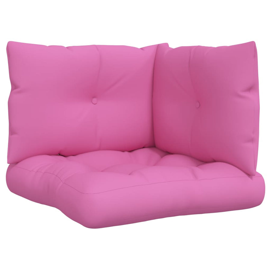 Palletkussens 3 st oxford stof roze Roze Hoekbank