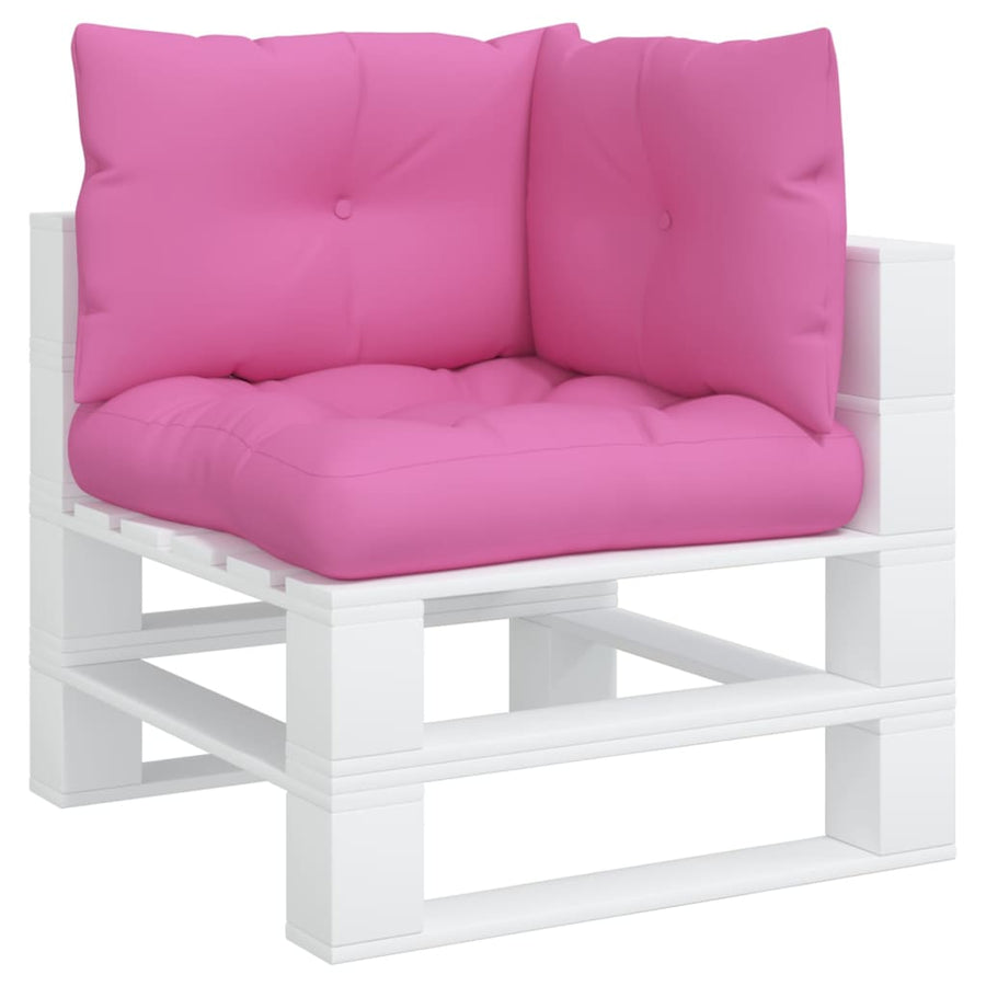 Palletkussens 3 st oxford stof roze Roze Hoekbank