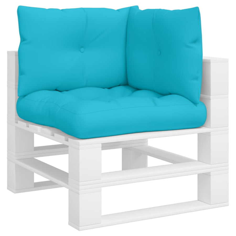 Palletkussens 3 st oxford stof turquoise Turquoise Hoekbank