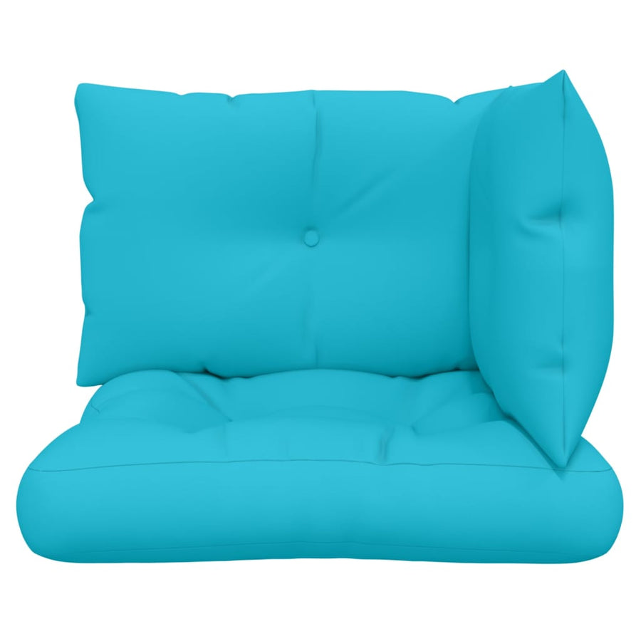 Palletkussens 3 st oxford stof turquoise Turquoise Hoekbank