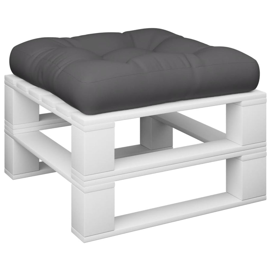 Palletkussen 60x61,5x10 cm stof antracietkleurig