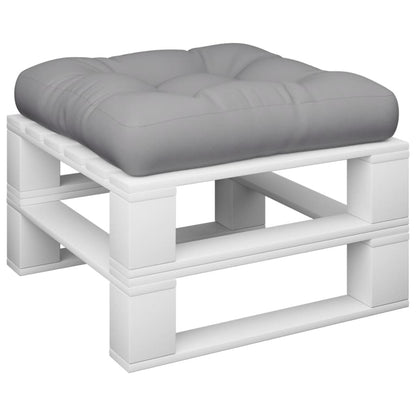 Palletkussen stof grijs