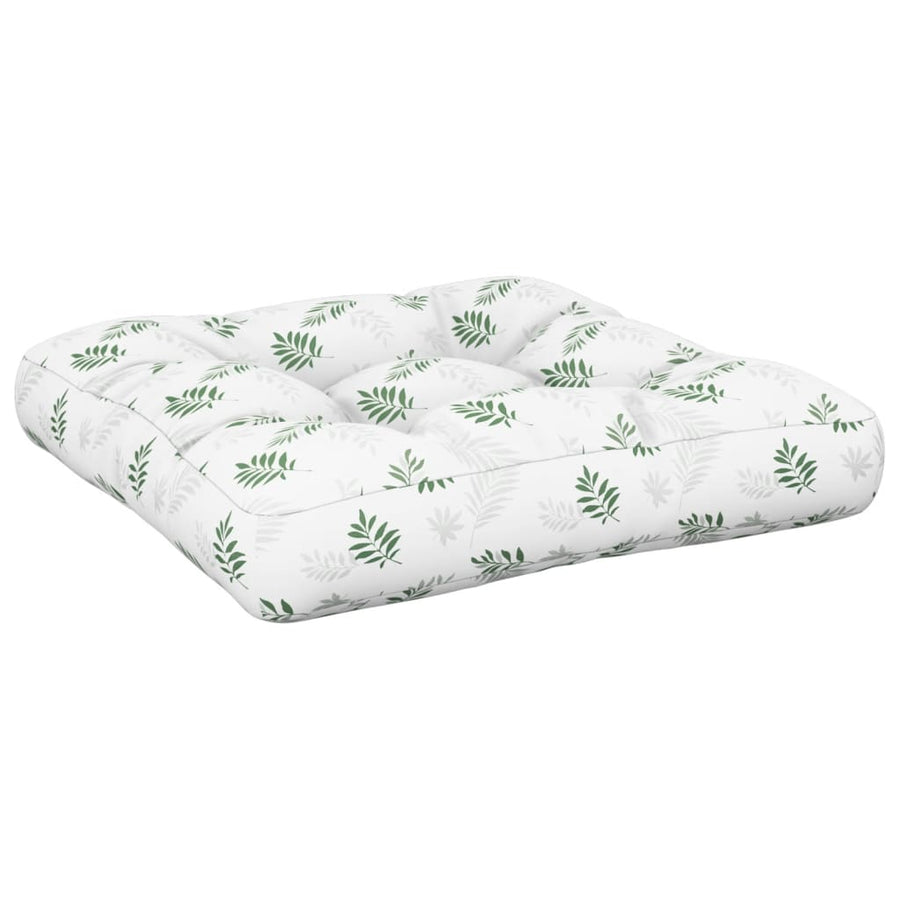 Palletkussen 60X61,5X10 Cm Bladpatroon Oxford Stof 1