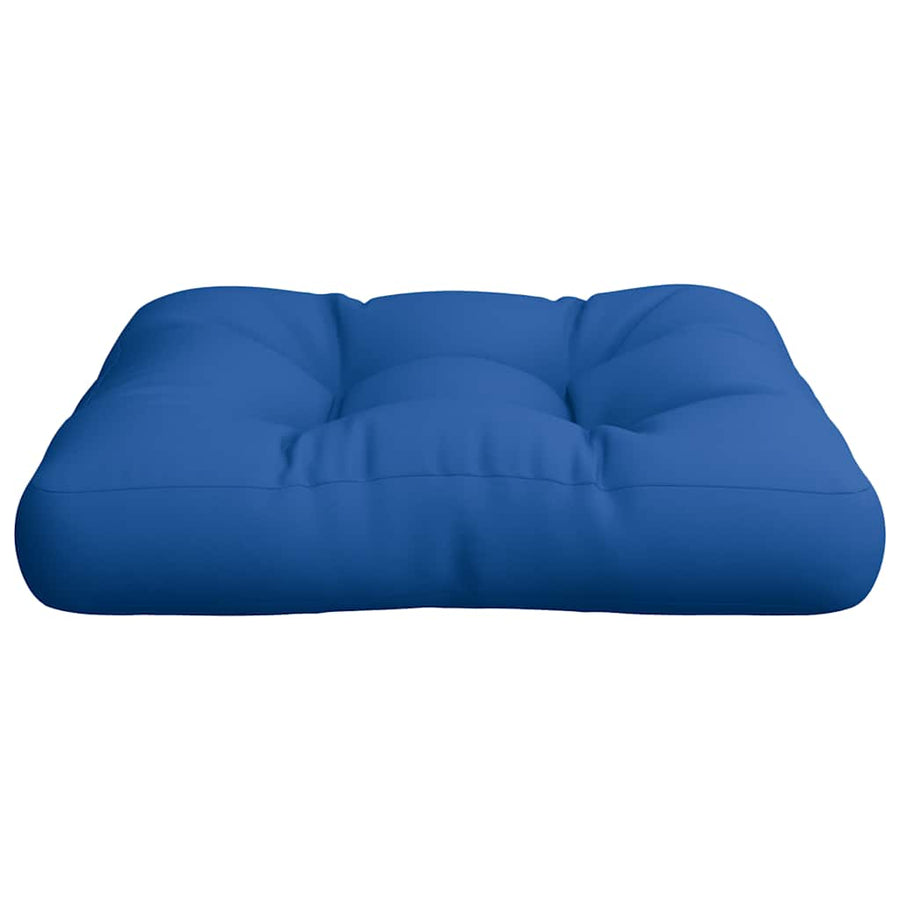Palletkussen 58x58x10 cm stof blauw