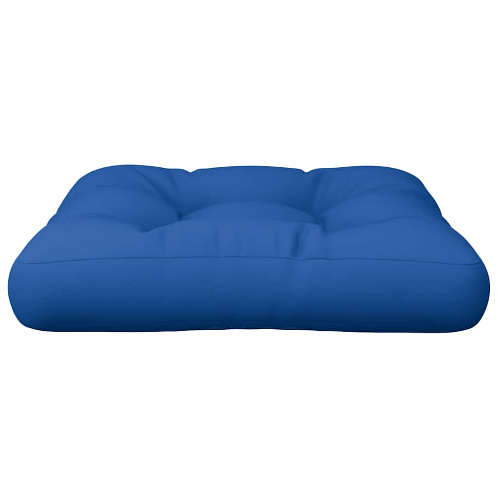 Palletkussen 58x58x10 cm stof blauw
