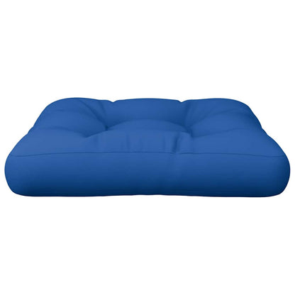 Palletkussen 58x58x10 cm stof blauw