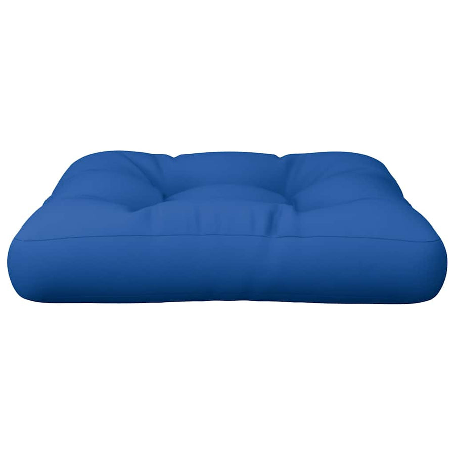 Palletkussen 58x58x10 cm stof blauw