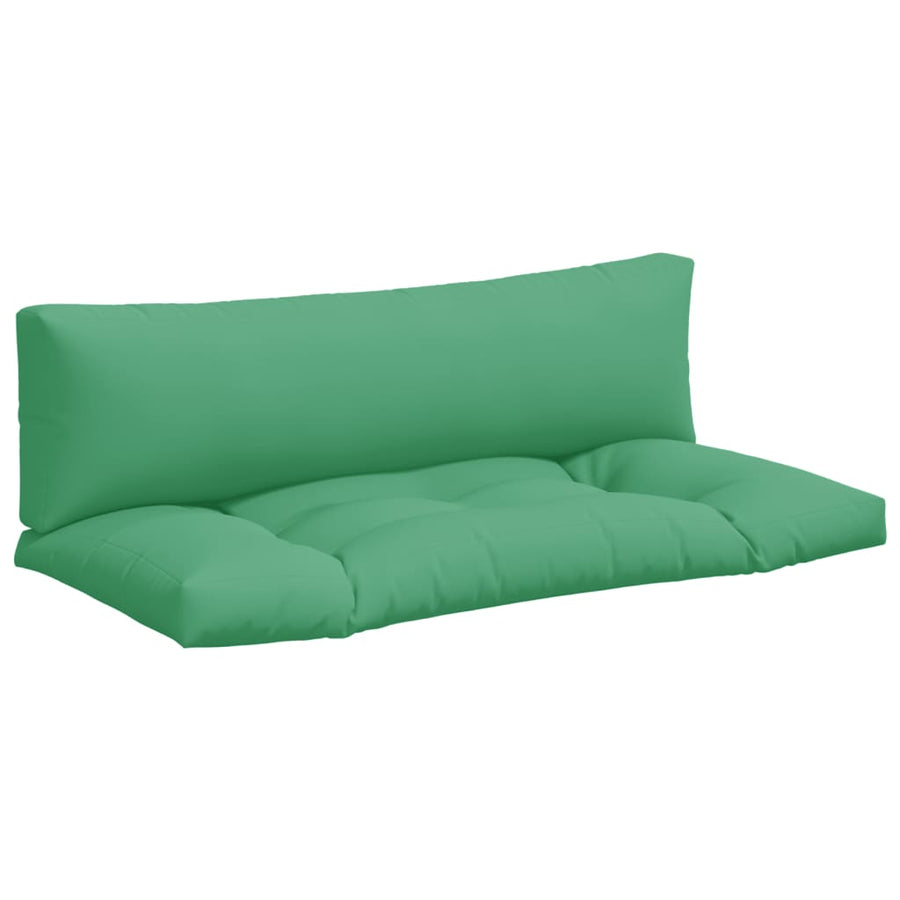 Palletkussens 2 st stof groen