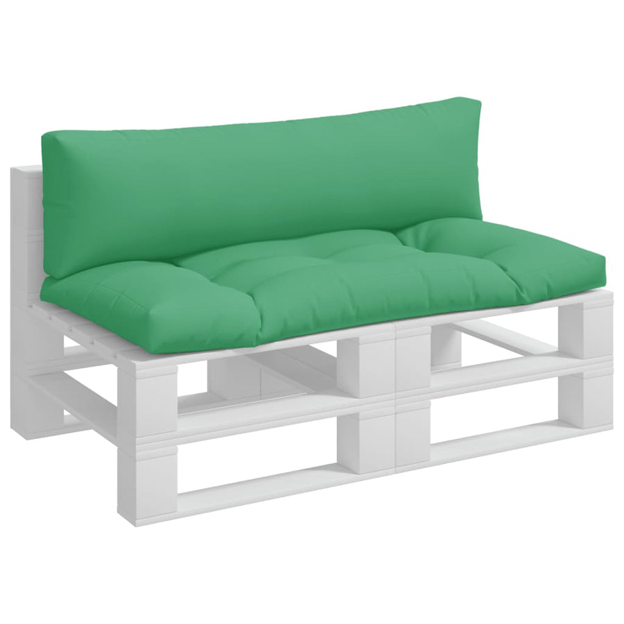 Palletkussens 2 st stof groen