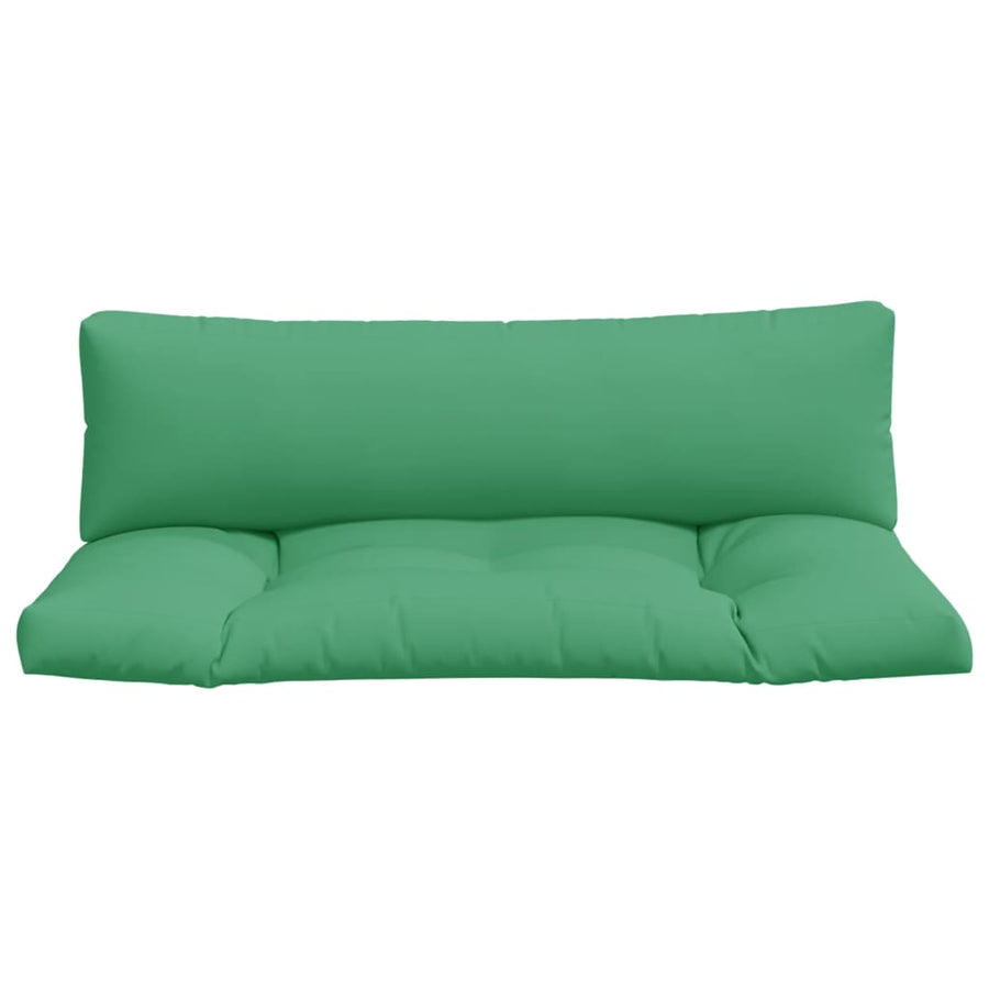 Palletkussens 2 st stof groen