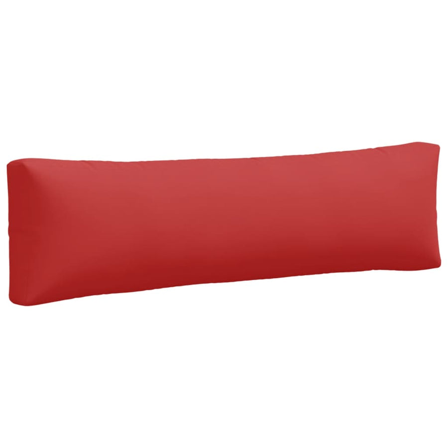 Palletkussens 2 st stof rood
