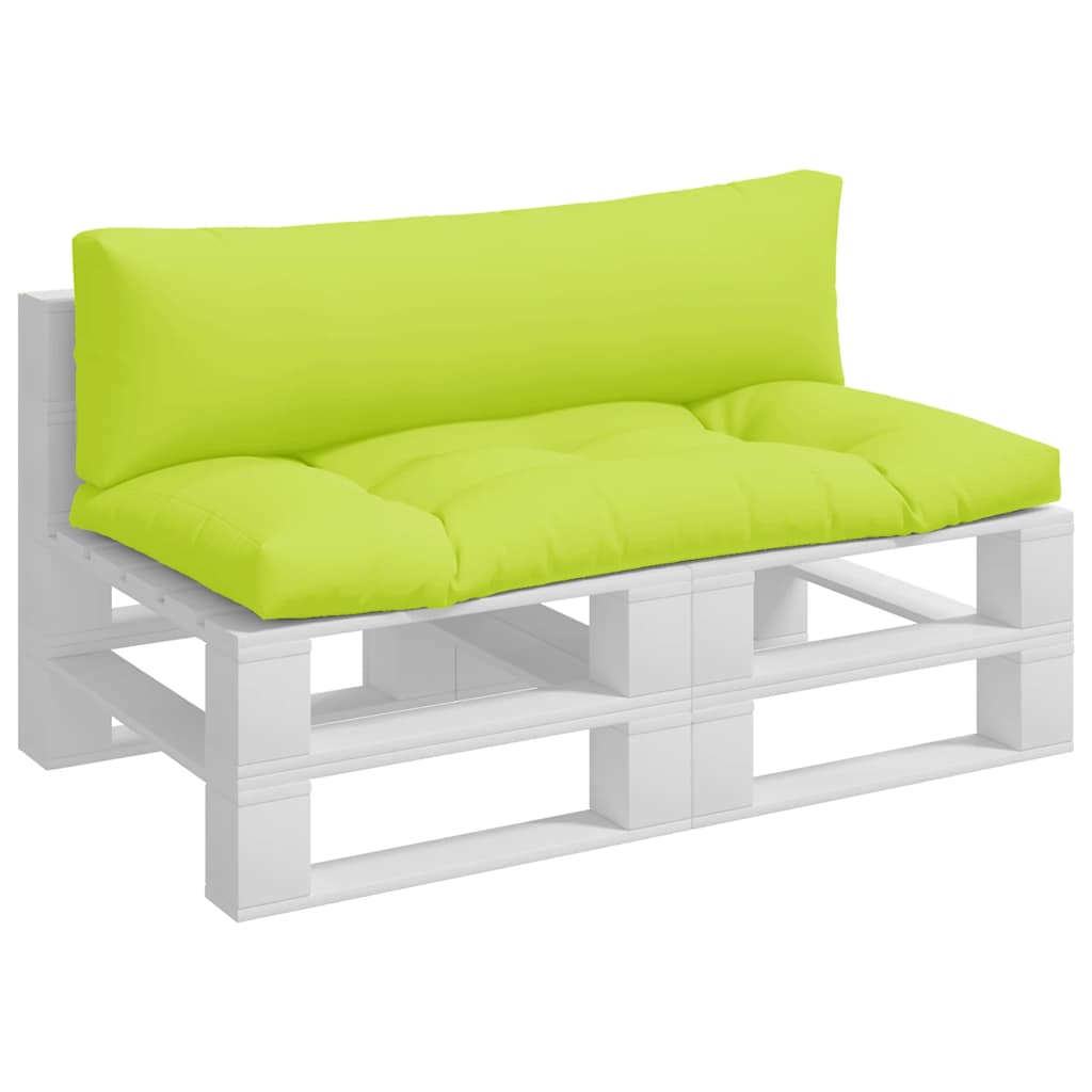 Palletkussens 2 st stof felgroen
