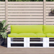 Palletkussens 2 st felgroen polyester