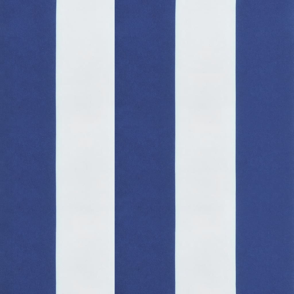 Palletkussens 2 St Gestreept Oxford Stof En Blauw en wit Middenbank