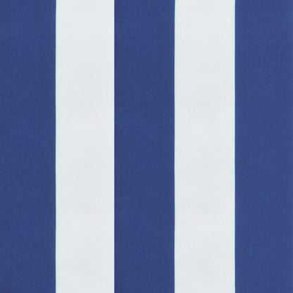 Palletkussens 2 St Gestreept Oxford Stof En Blauw en wit Middenbank