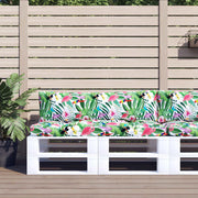 Palletkussens 2 st 110x58x10 cm en 110x30x10 cm meerkleurig