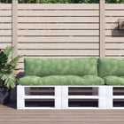Palletkussens 2 st bladpatroon 110x58 cm