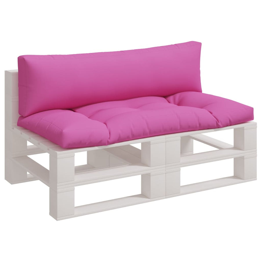 Palletkussens 2 St Oxford Stof Roze Middenbank