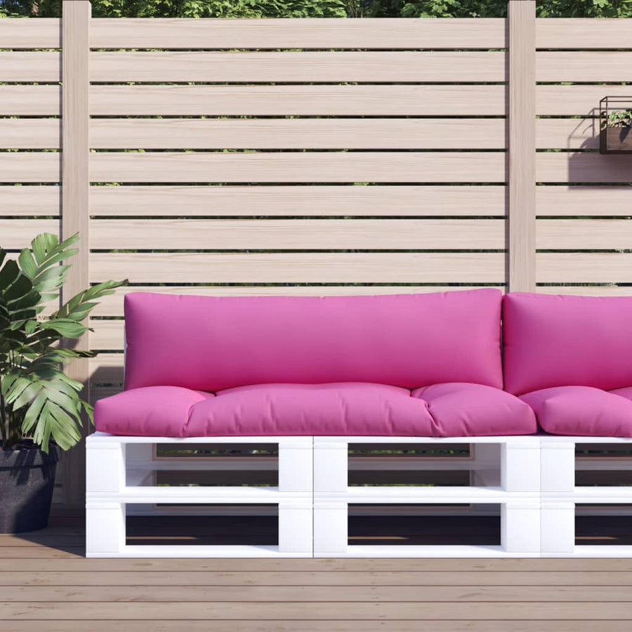 Palletkussens 2 St Oxford Stof Roze Middenbank
