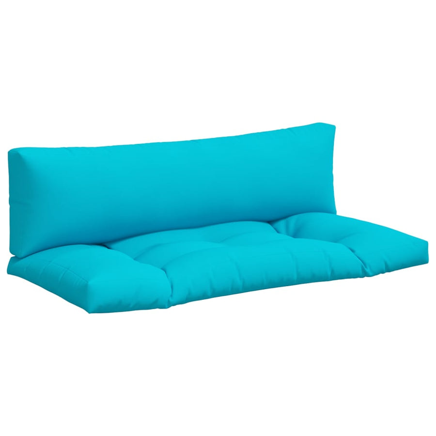 Palletkussens 2 St Oxford Stof Turquoise Middenbank