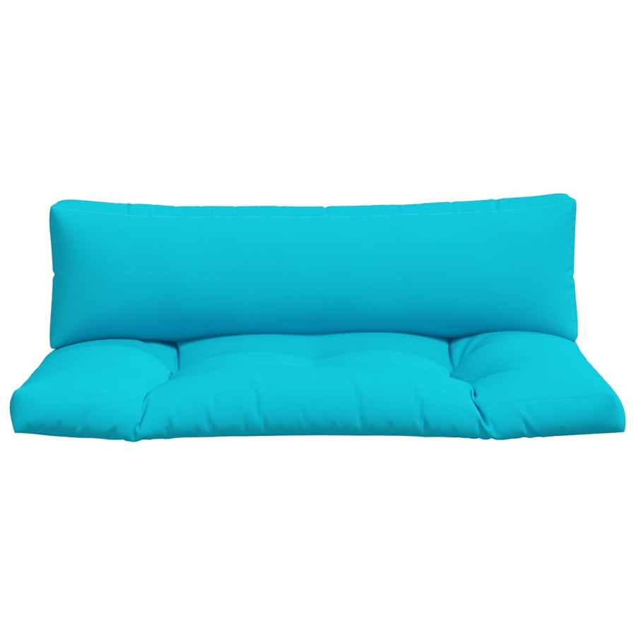 Palletkussens 2 St Oxford Stof Turquoise Middenbank