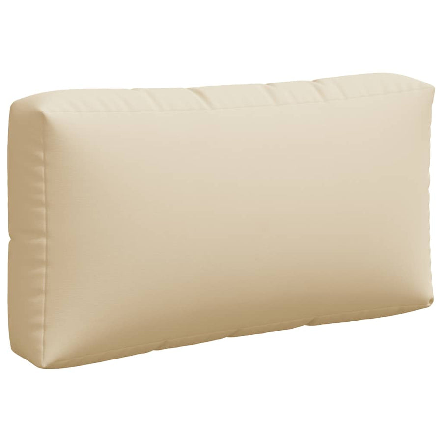 Palletkussens 3 st stof beige