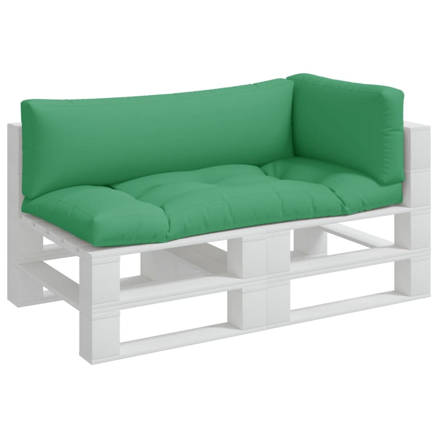 Palletkussens 3 st stof groen